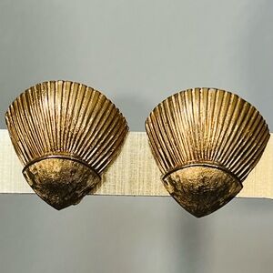 Charel shell vintage clip on earrings